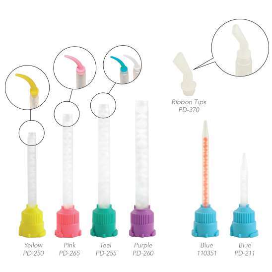 Pac-Dent Intra-Oral Tips – Large Clear, 100 Pack