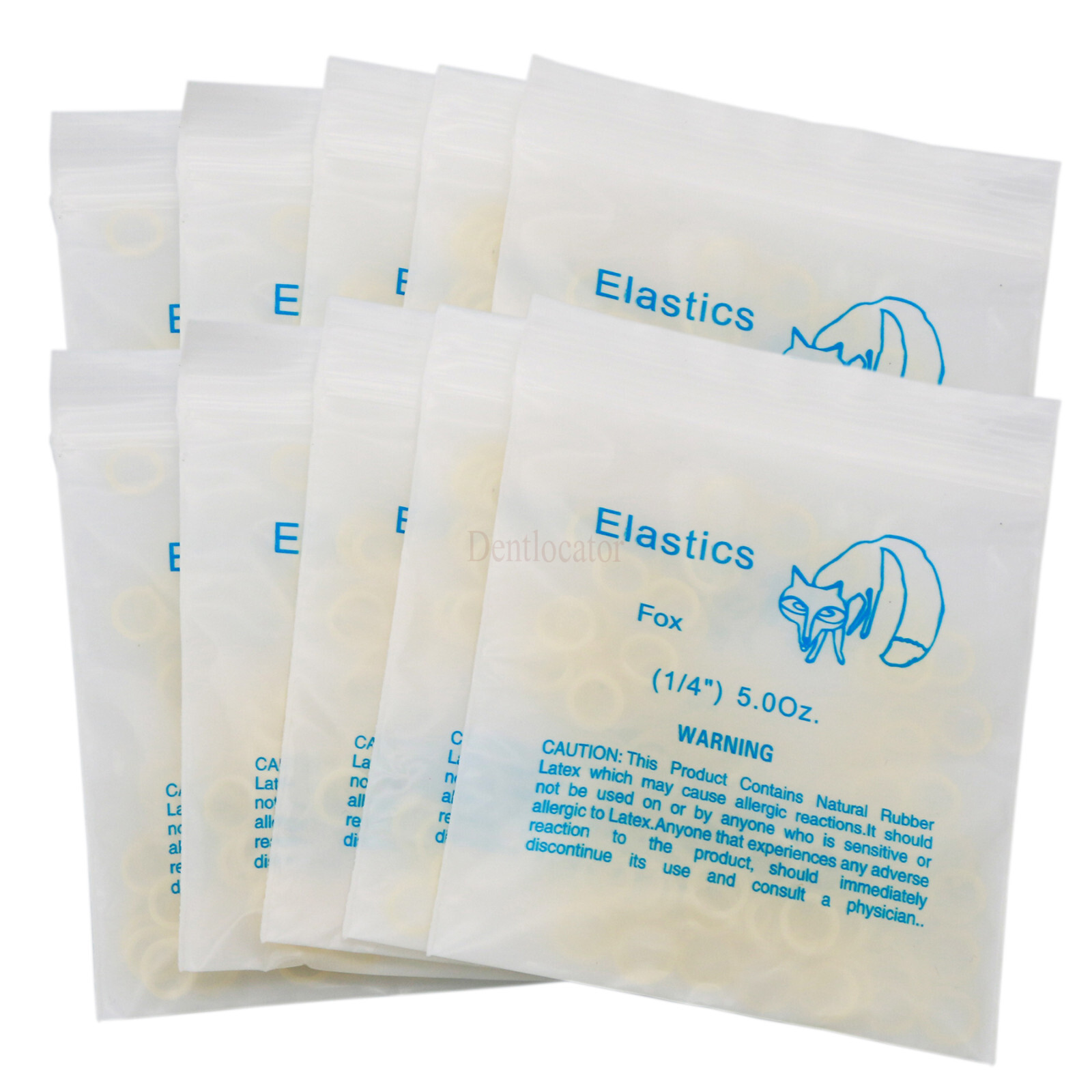 US Dental Orthodontic Elastics Rubber Band 5.0 Ortho Latex Braces Non-toxic Tool
