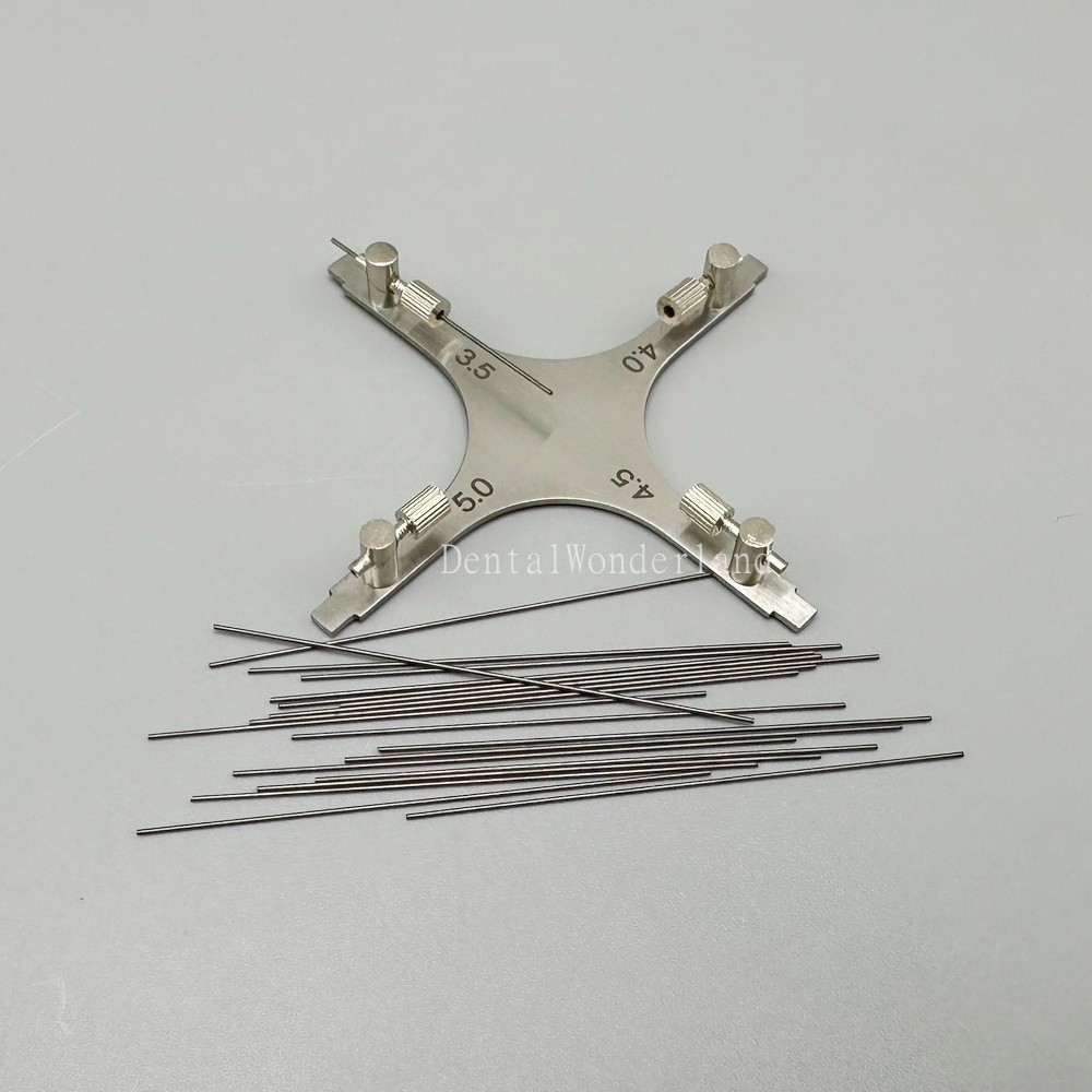 Dental Orthodontic Brace Bracket Positioning Height Wick Gauge with Pencil lead