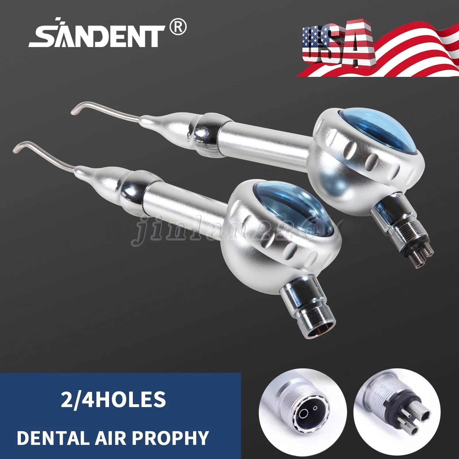 Dental Air Jet Dental Air Polisher 4 Hole 2 Hole Dental Sandblasting Machine