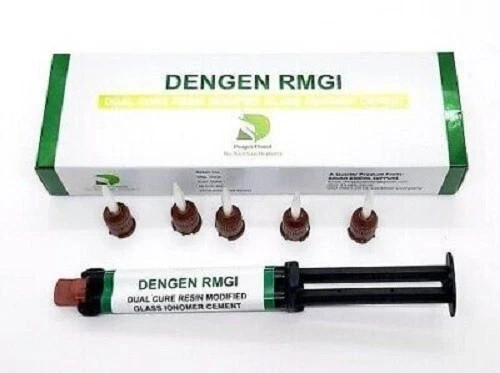Dental RMGI A Dual Cure Resin Modified Glass Ionomer Luting Cement 9gm