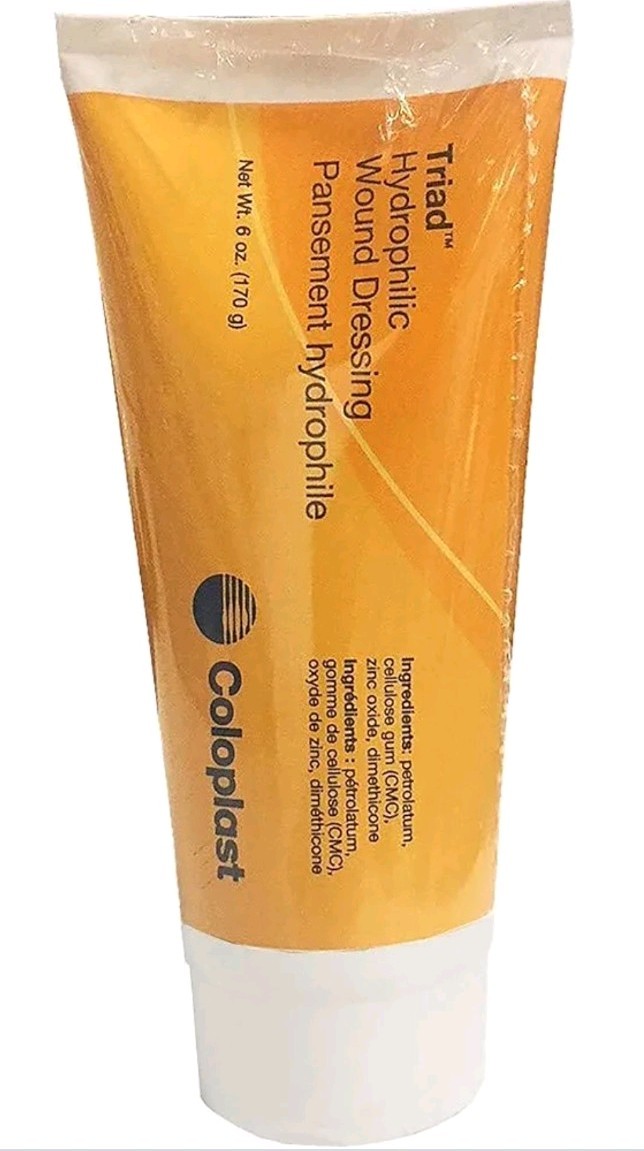 Triad Hydro Wound Gel Paste 6OZ – Dressing Hydrocolloid Absorbent Tube
