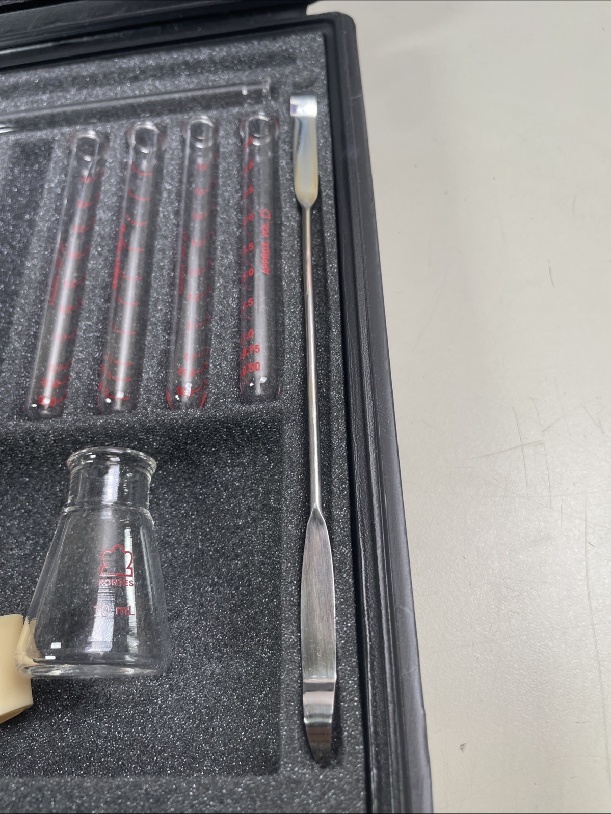 USED Kontes Microflex Williamson K-748000-0000 Chemistry Kit 16pc Glass + More 3
