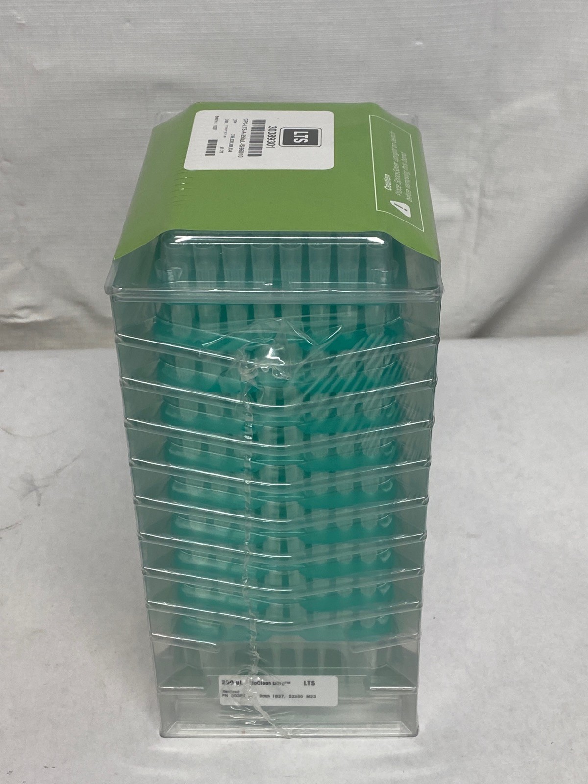 (8640) RAININ Green-Pak SpaceSaver LTS 250uL Pipette Tip Refill 90×96 30389301