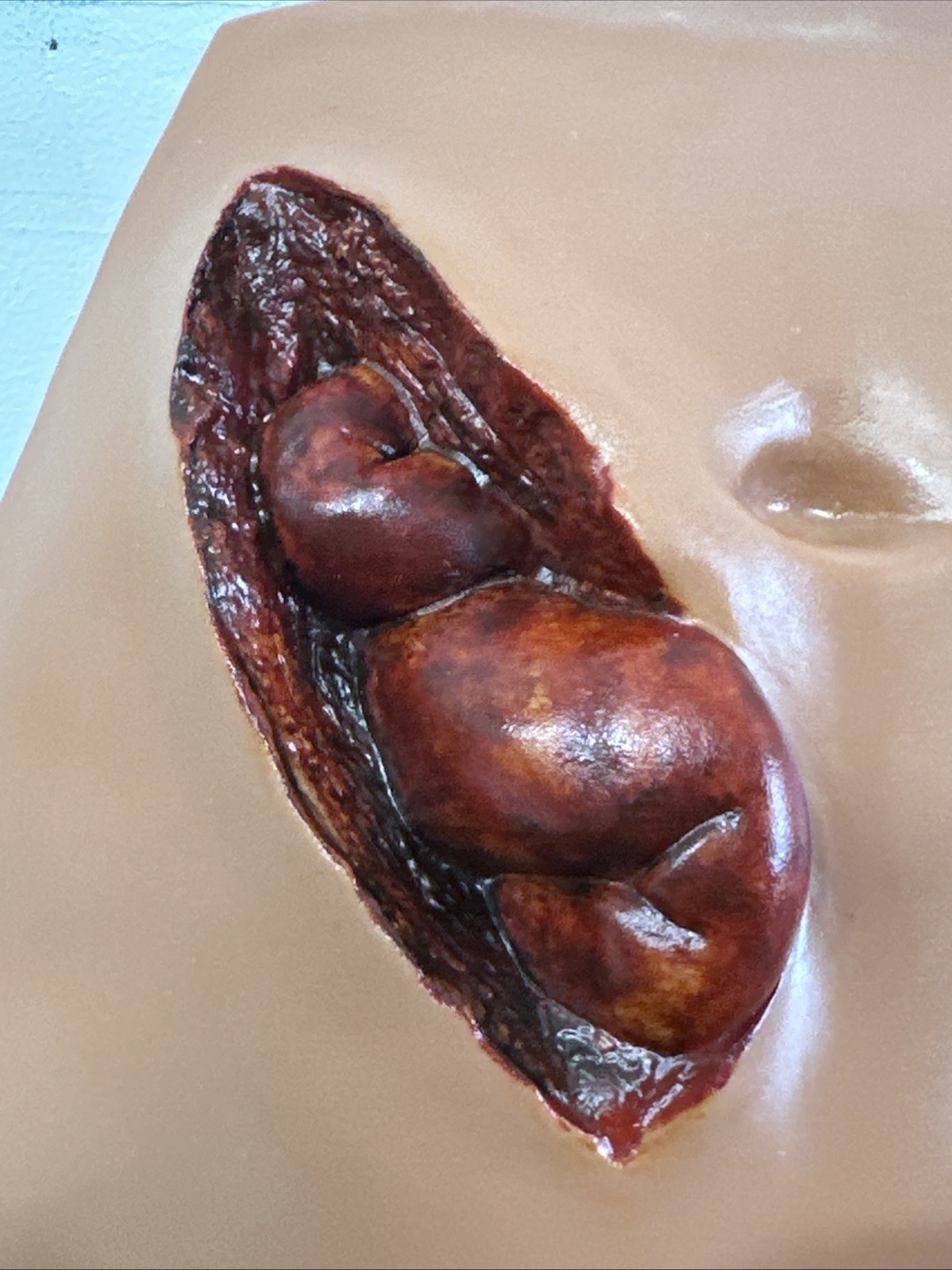 Abdominal Wound Training Model Exposed Organ Trauma Simulation for Medical Educa