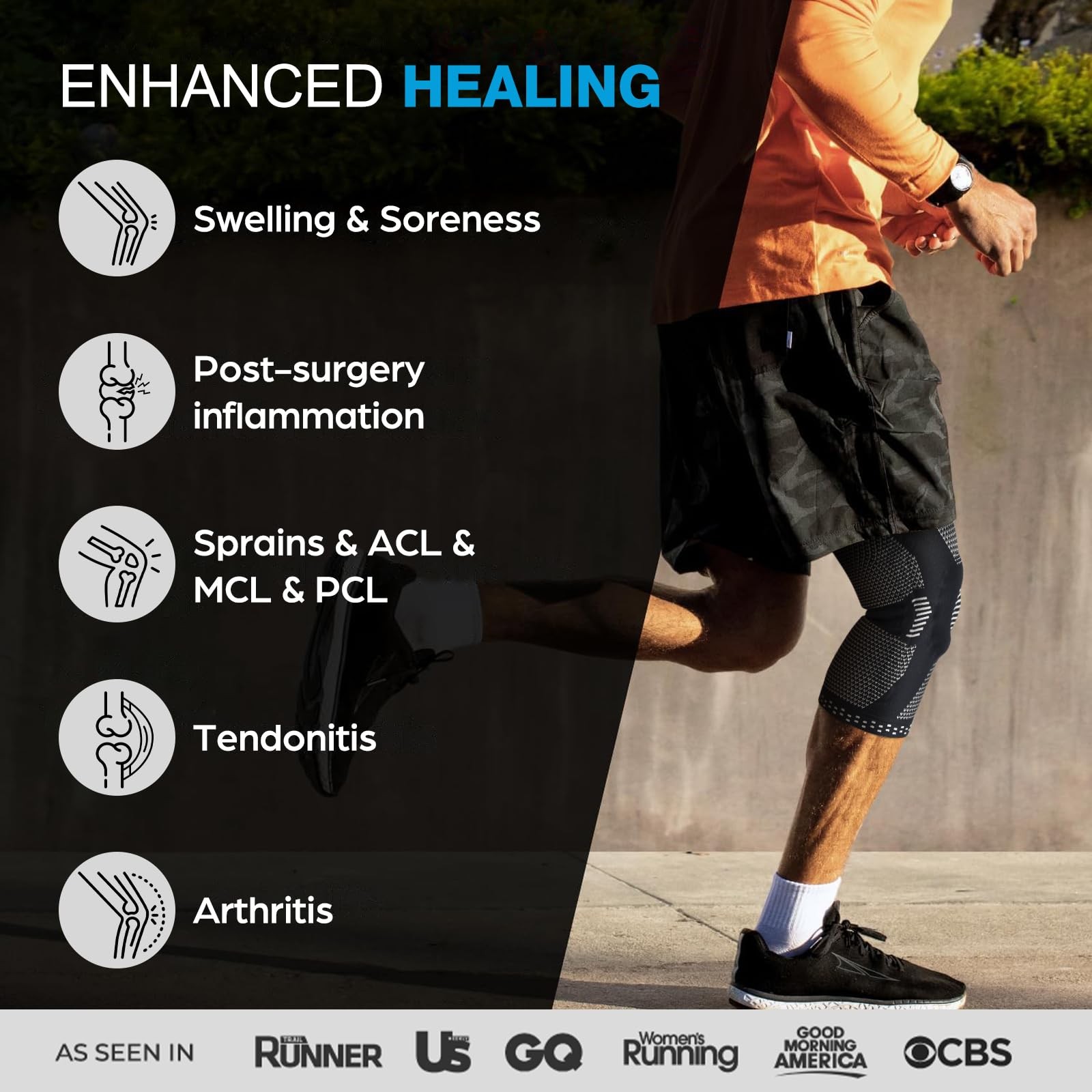 Neenca Professional Knee Brace For Pain Relief Medical Knee Support Patella Pad