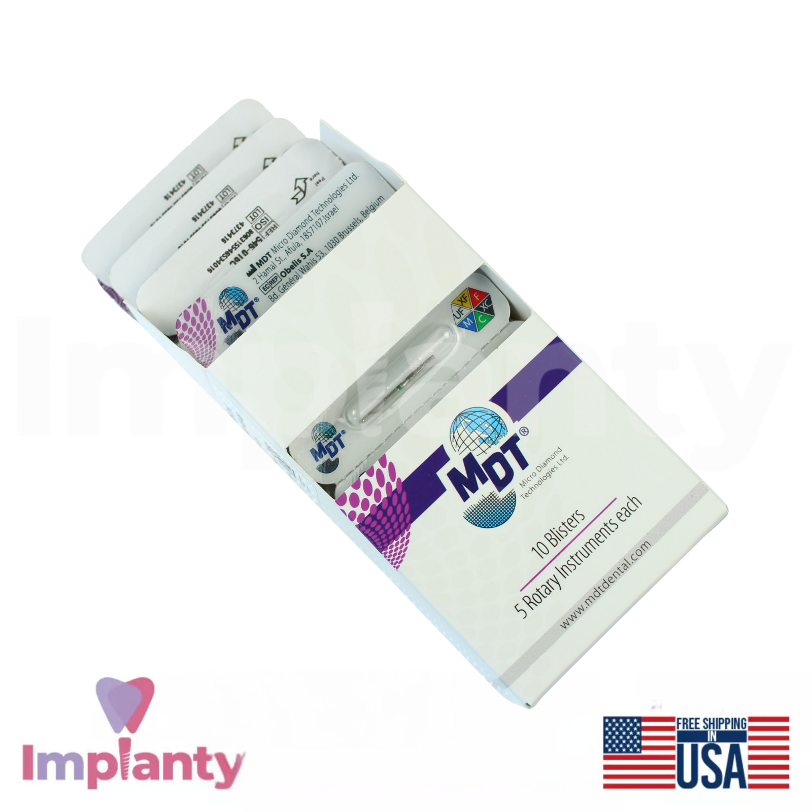 MDT Dental Round Edge Taper FG Diamond Burs 546 Creating Seamless Contours