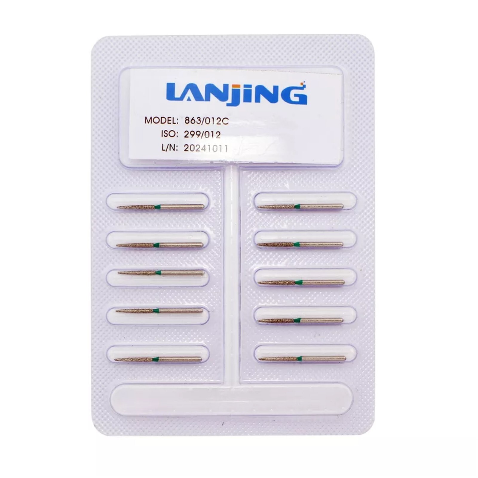Dental Diamond Burs FG Flame Shape Extra Fine Coarse High Speed Friction Grip