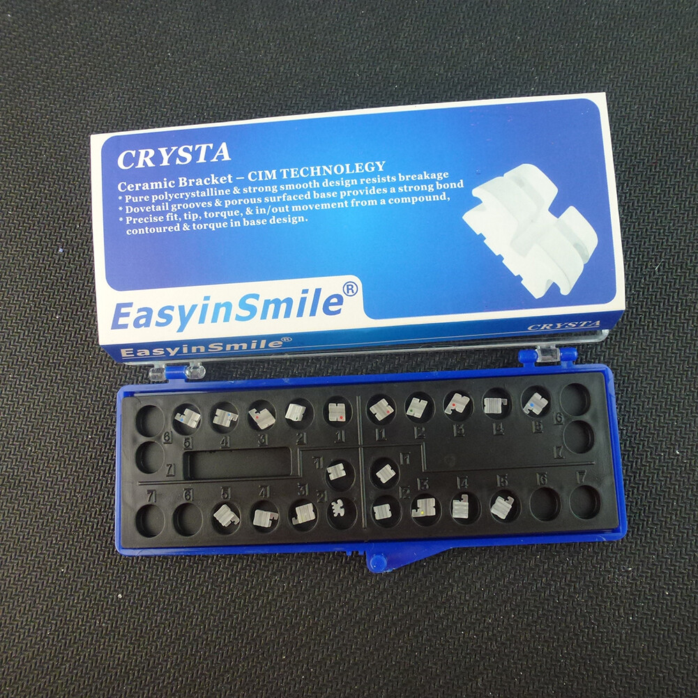 Dental Orthodontic Brackets Ceramic Clear Braces Roth/MBT Slot.022 Hooks 3-4-5