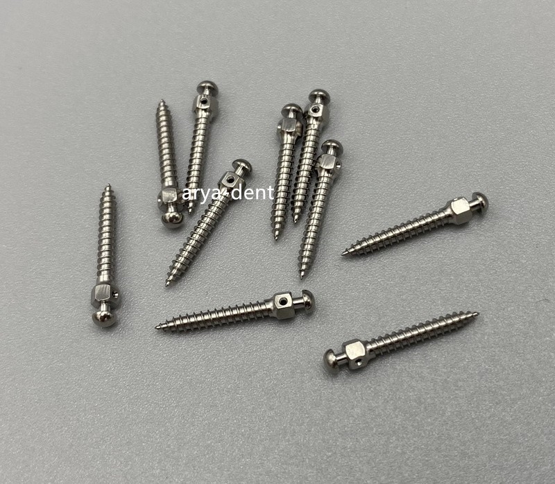 Dental Orthodontic Titanium Micro Mini Screws Implant Self-Drilling Screwdriver