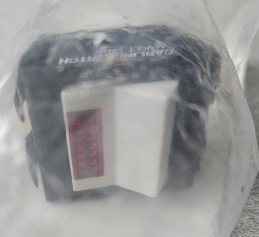 Remote 24 Volt Red Light ON/OFF Switch, DCI #2723