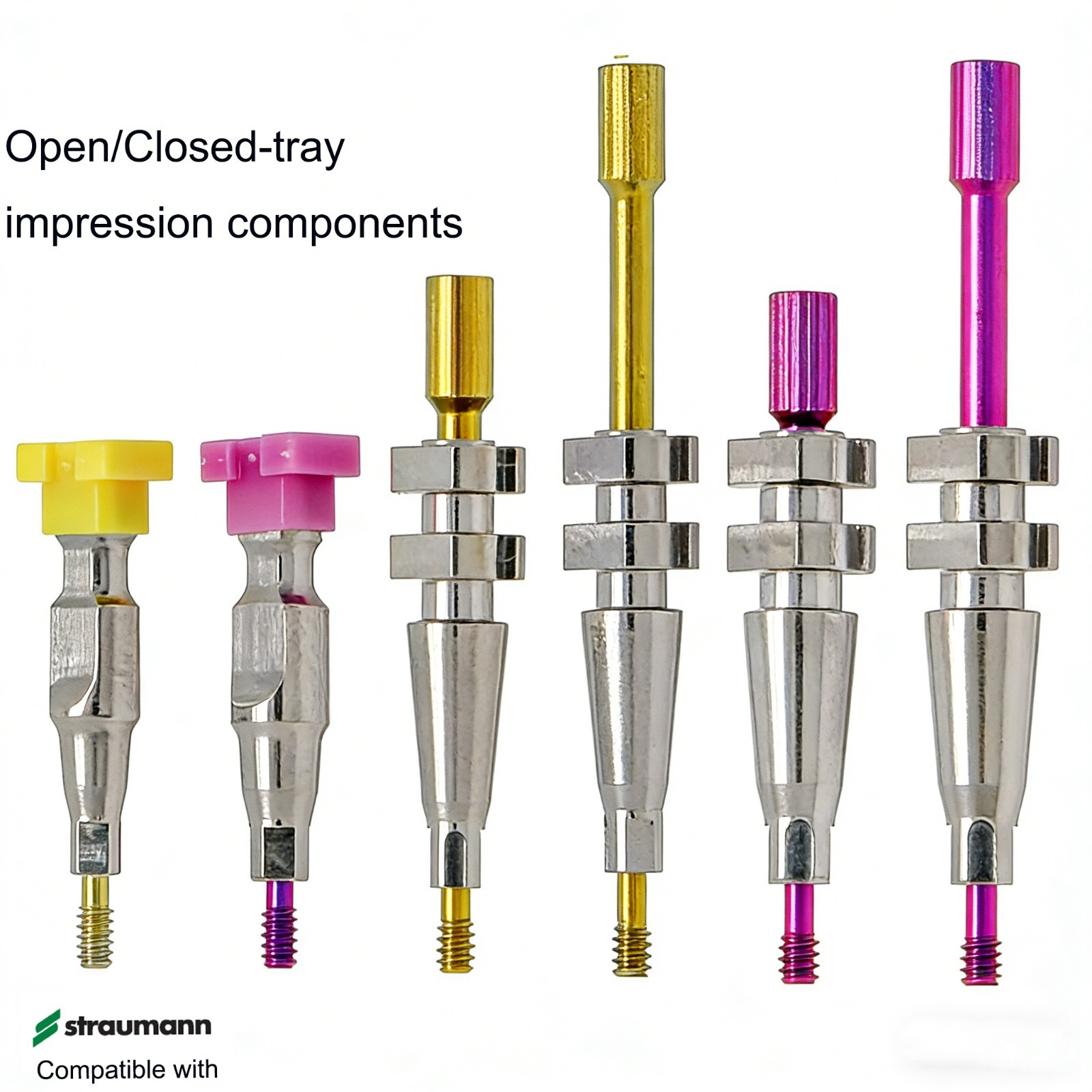 US ITI Straumann B0ne Level Transfer Impressions Coping Open/Closed Tray NC/RC