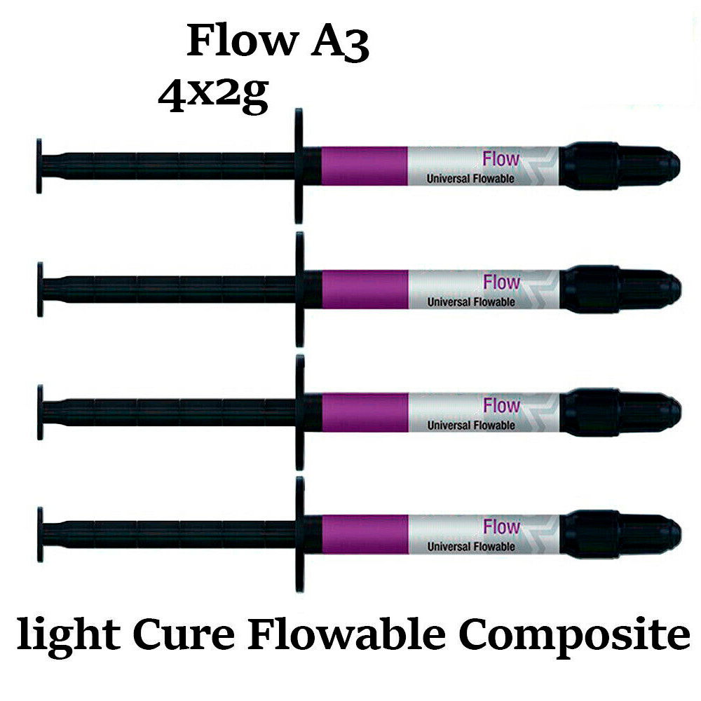 Flow Universal Dental Composite LC Restoration Nano Resin 4x2g A3