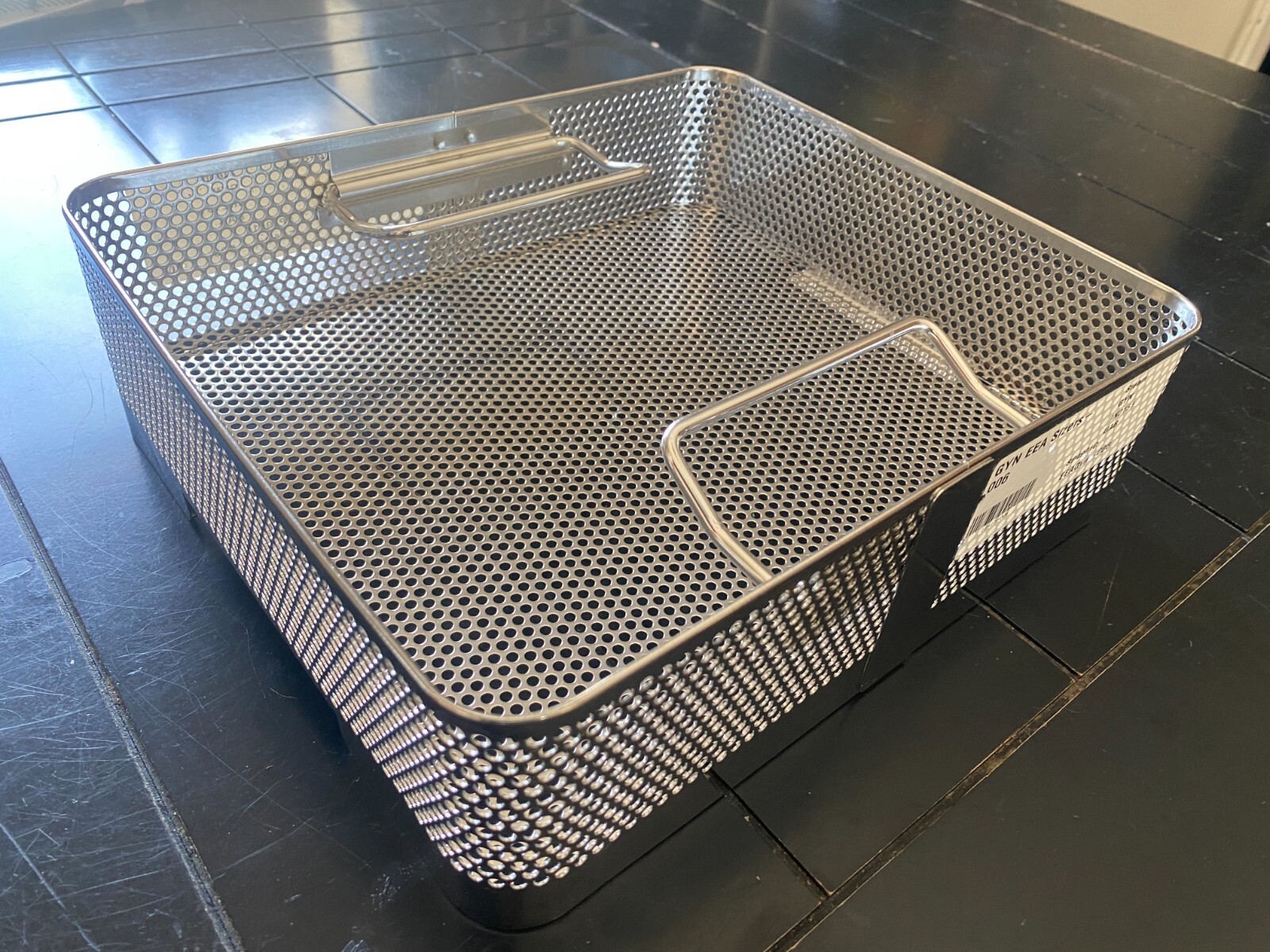 Sterilization Container Surgical Instrument Tray Basket 10.75″ x 9.125″ x 3.25″