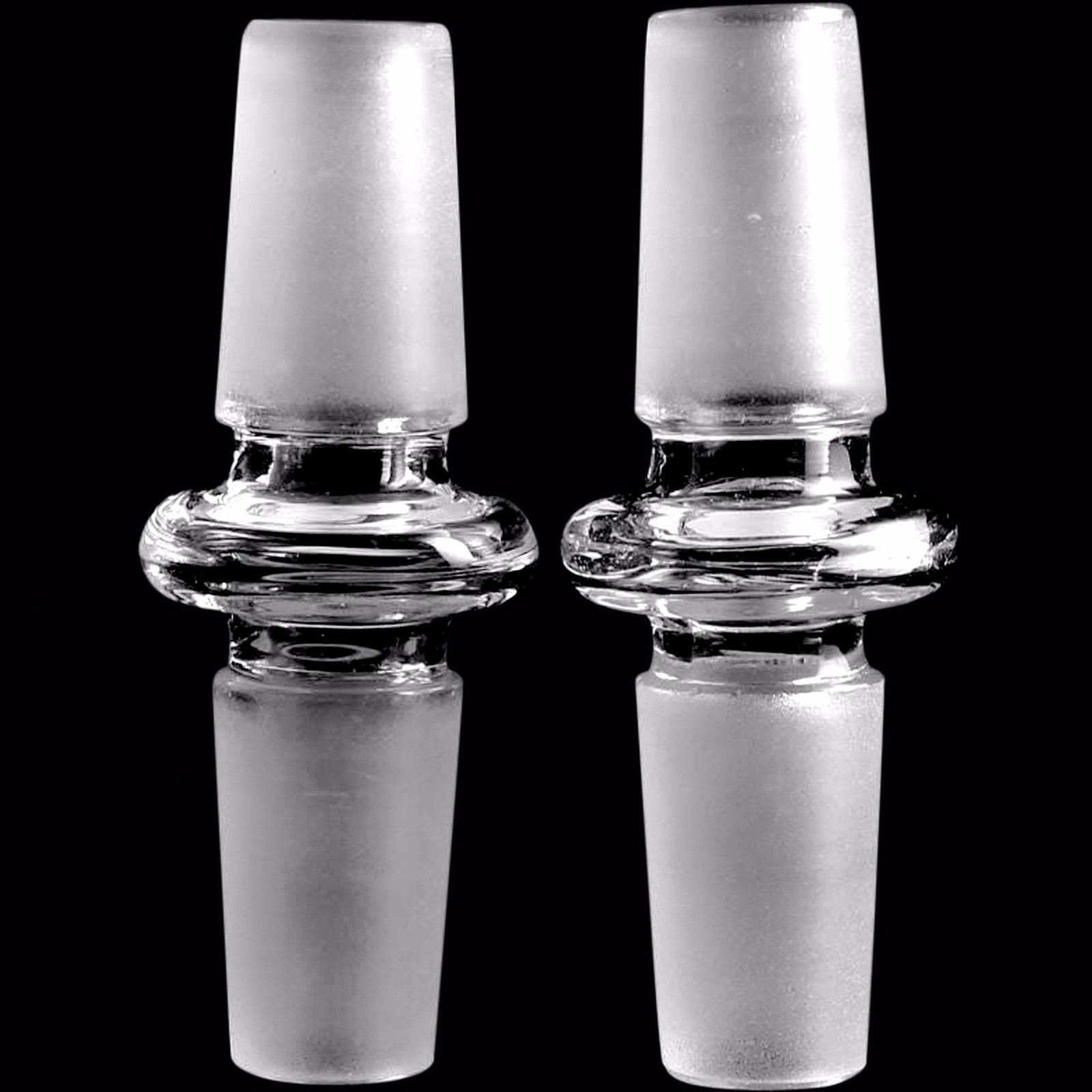 Scientific Lab Glass Borosilicate Adapter Fitting Male to Male 10mm 14mm 18mm