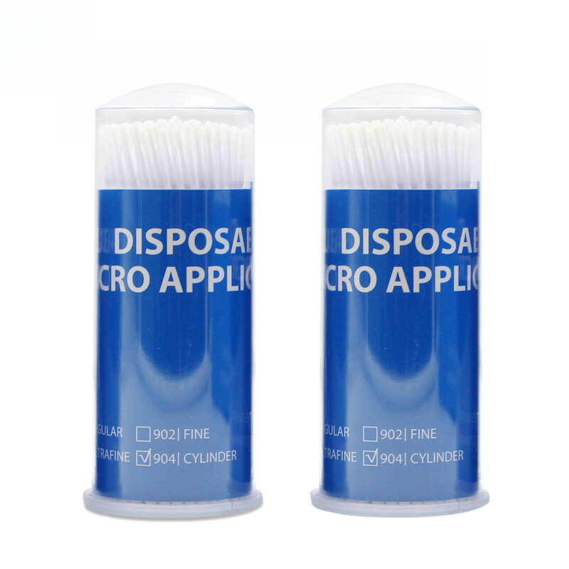 100PCS Dental Materials Disposable Micro Brush Applicators Colorful Brush Beauty