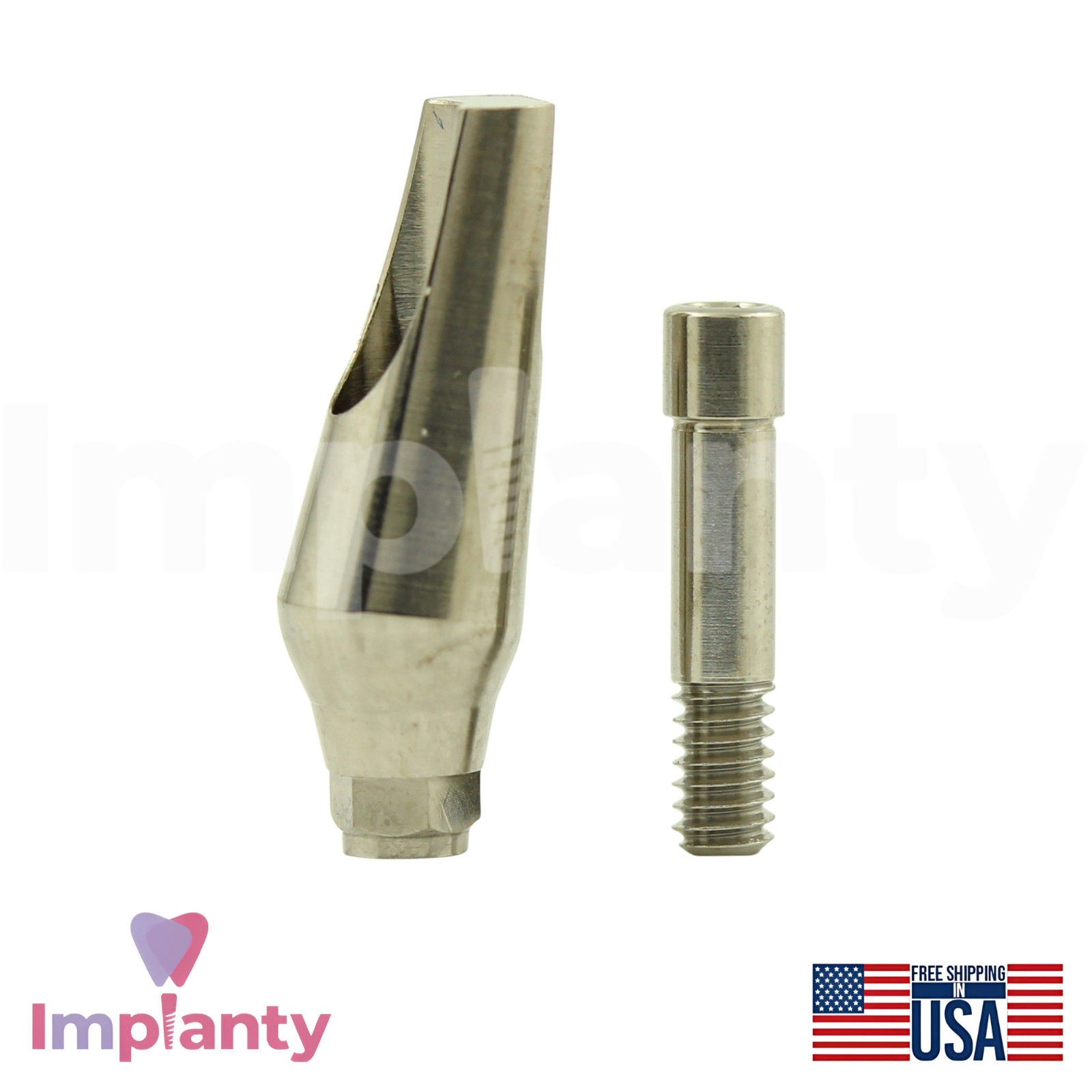 5x DENTlUM® Compatible Angled Dental Prosthetic 15° Ø4.5mm Int Hex Connection