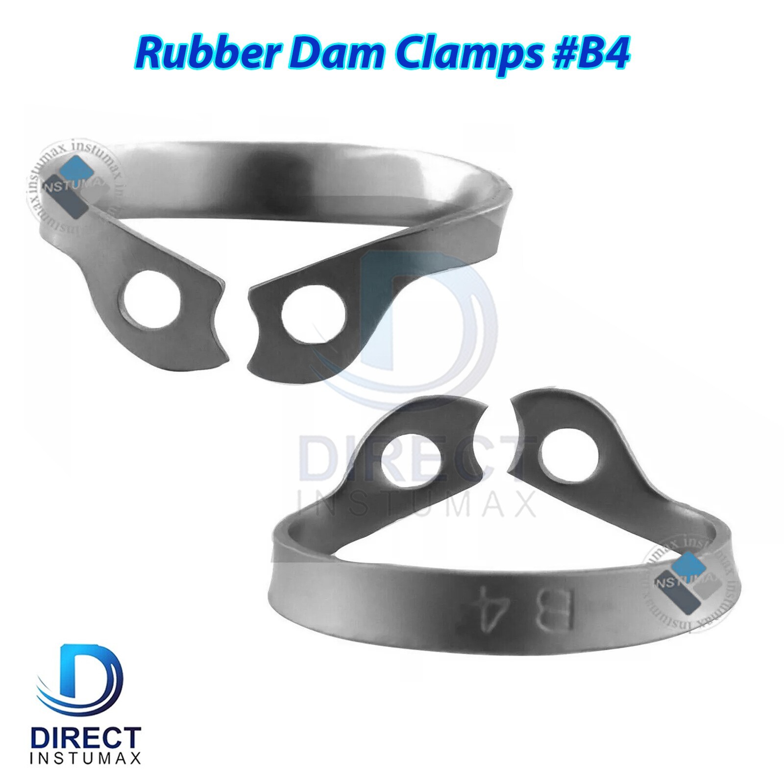 Rubber Dam Clamps #B4 Brinker Dental Tissue Retractors for Anterior