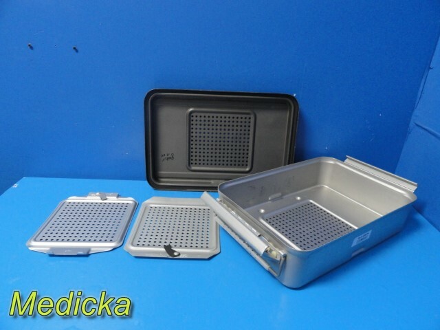 Genesis C.A.S.E Sterilization Container W/ Retention Plates 19″x12″x5″ ~ 23074