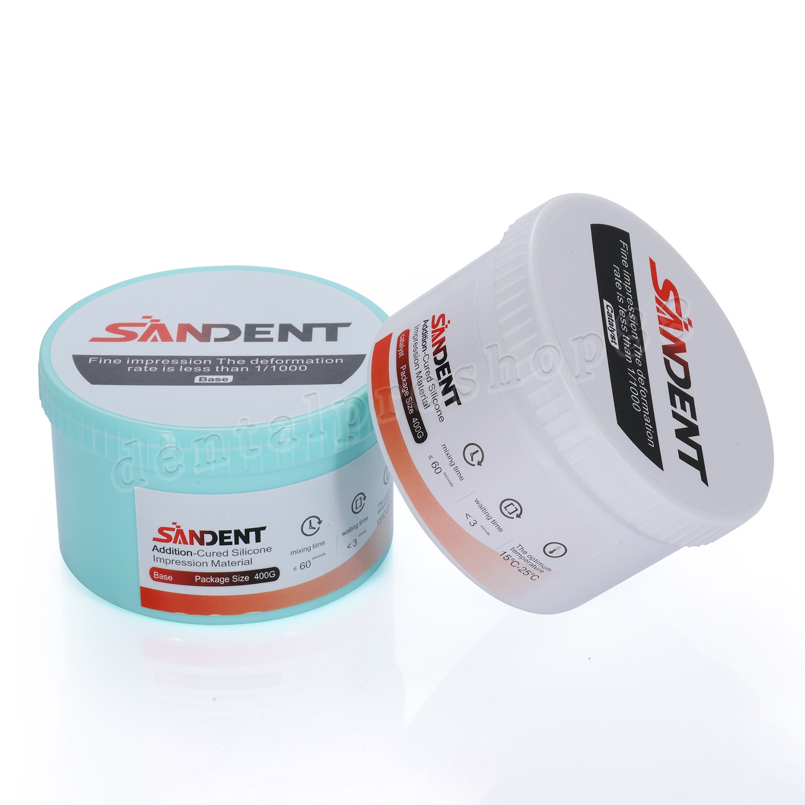 Dental Impression Material Putty Fast Set Base & Catalyst 400G*2