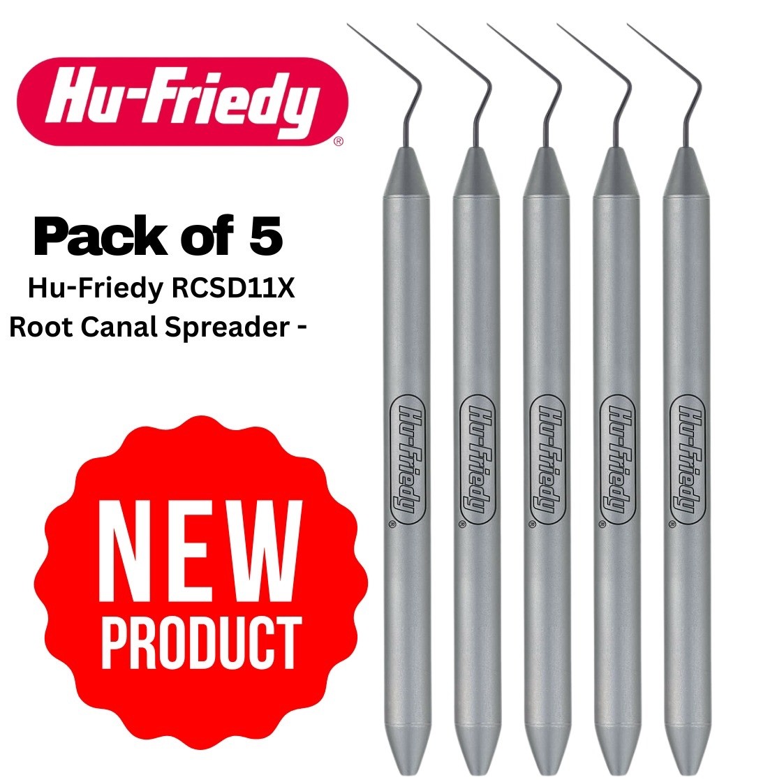Hu-Friedy D11 Root Canal Spreader RCSD11X Black Line 5x