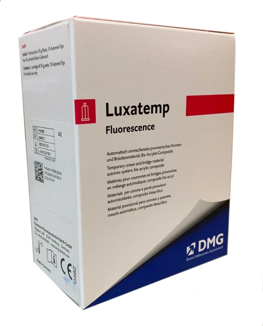 DMG 110710 Luxatemp Fluorescence Automix Temporary Crown & Bridge Material A3