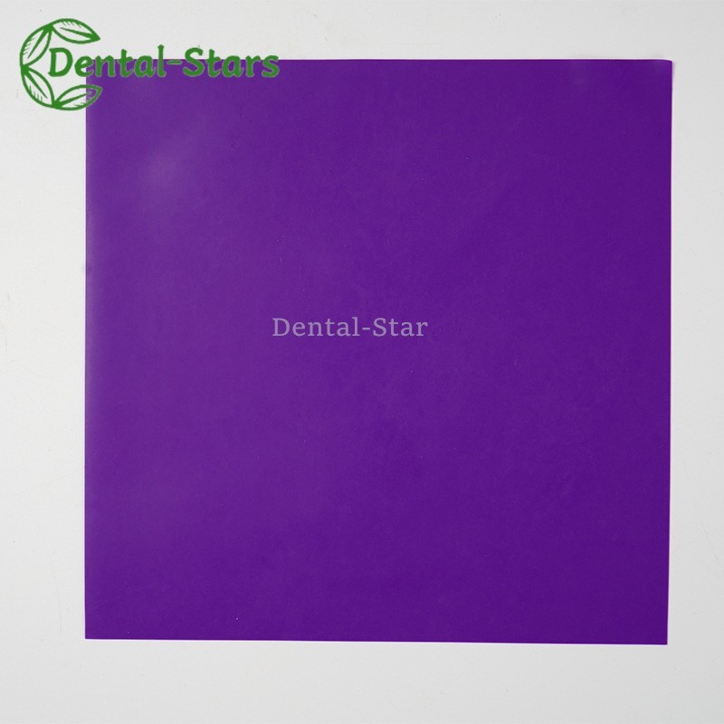 Dental Endodontic Rubber Dam Natural Latex Medium Gauge 6″x6″ 36 Sheets Blue