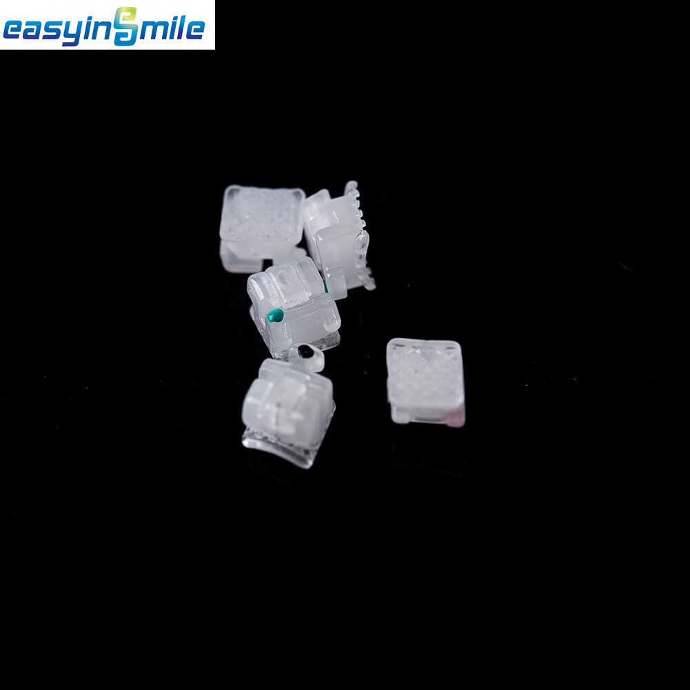 Orthodontic Self Ligating Brackets Ceramic Sapphire brace RothMBT 022»3/345Hook