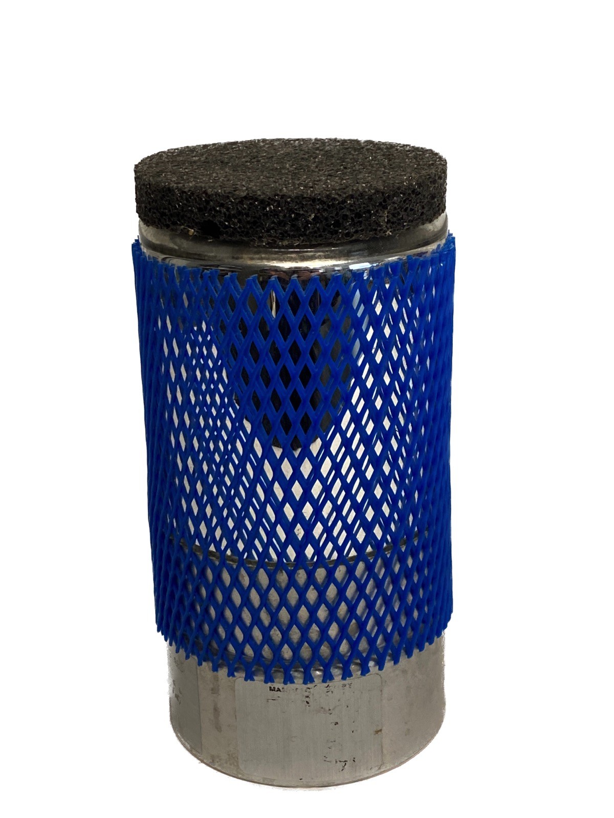 POPE 350mL Lab Grade Cylindrical Glass Dewar Flask Std Base Mesh Stpr 8600 8845