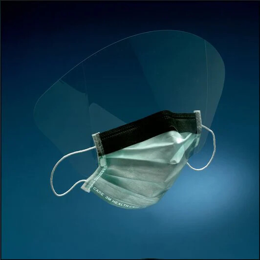 *300-Pieces* 3M High Fluid-Resistant Procedure Earloops Face Shield Mask 1840FS