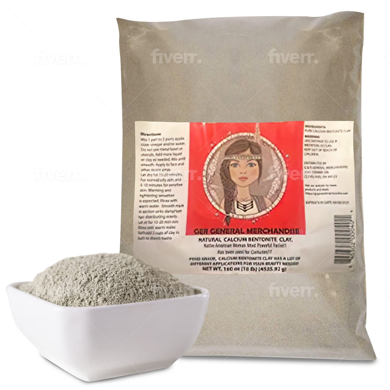 GER GENERAL MERCHANDISE Calcium Bentonite Clay 10 160 Ounce (Pack of 1)