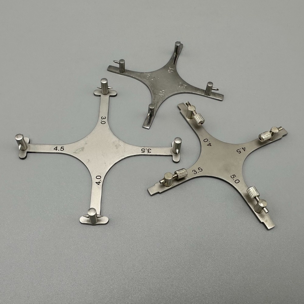 Dental Orthodontic Brackets Position Gauge Bracket Positioner Star Type 3sizes