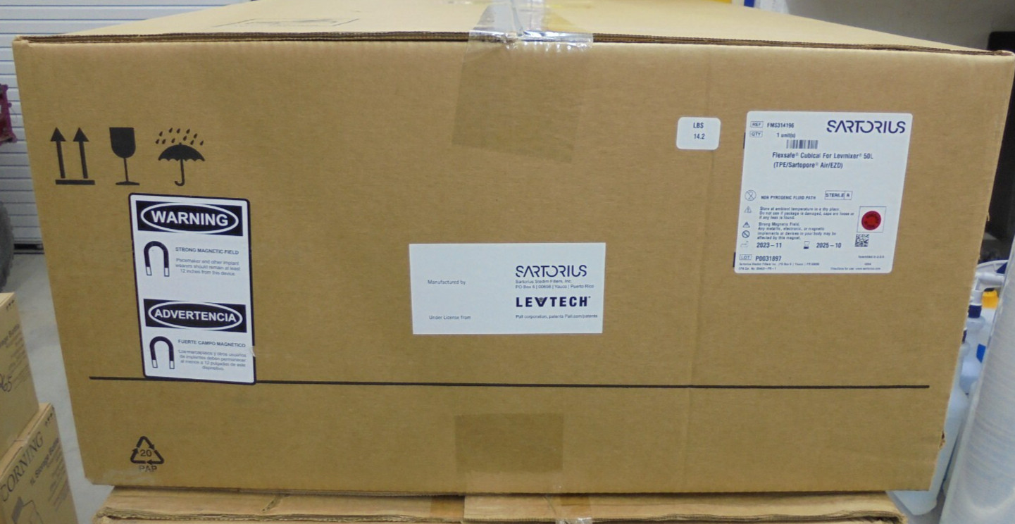 Sartorius FMS314196 Flexsafe Cubical for Levmixer 50L (TPE/Sartopore Air/EZD)