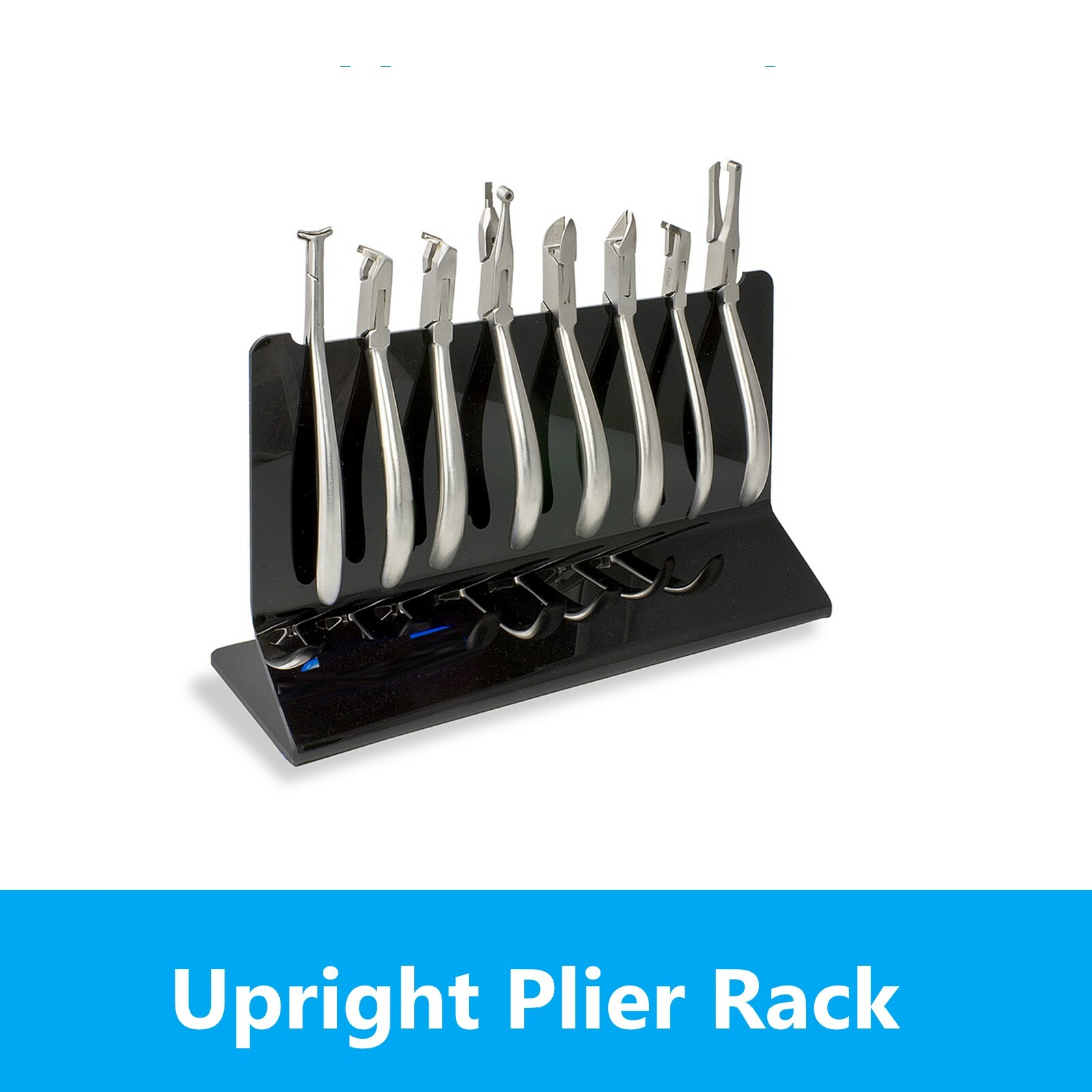 Instrument Organizer, Upright Plier Rack Balck Or White For Ortho Organization