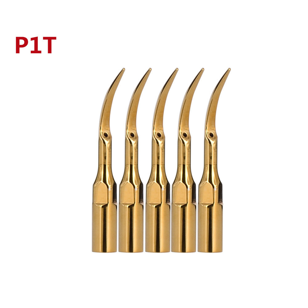 5Pcs P1T Dental Ultrasonic Scalers Piezo Tips Fit for EMS/Woodpecker Handpiece