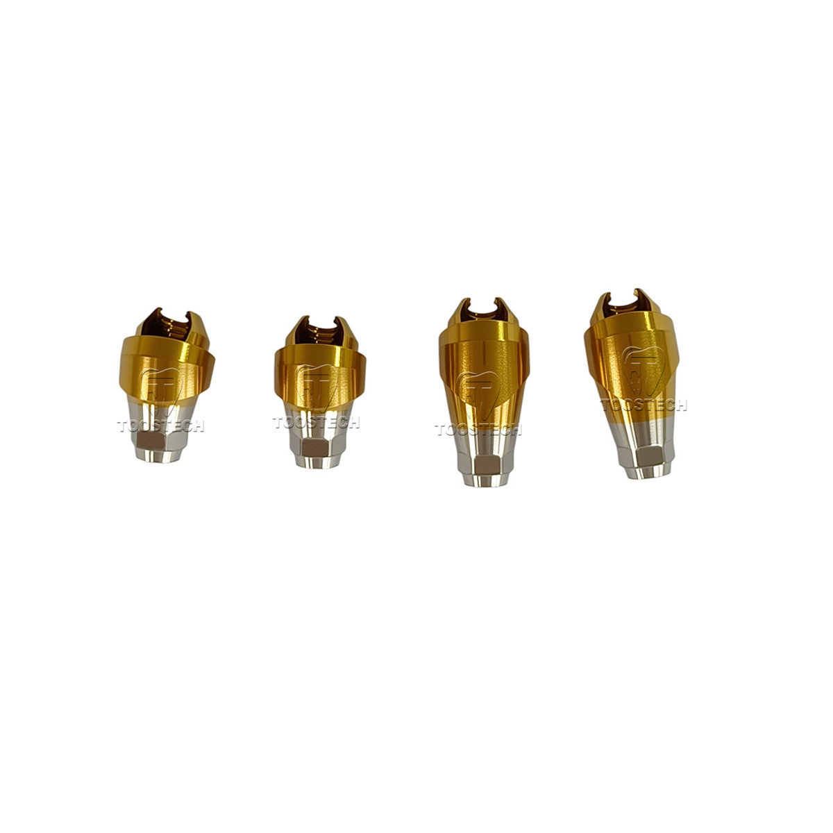10pcs Dental titanium Multi unit angled abutment fits to Den-tium superline D4.5
