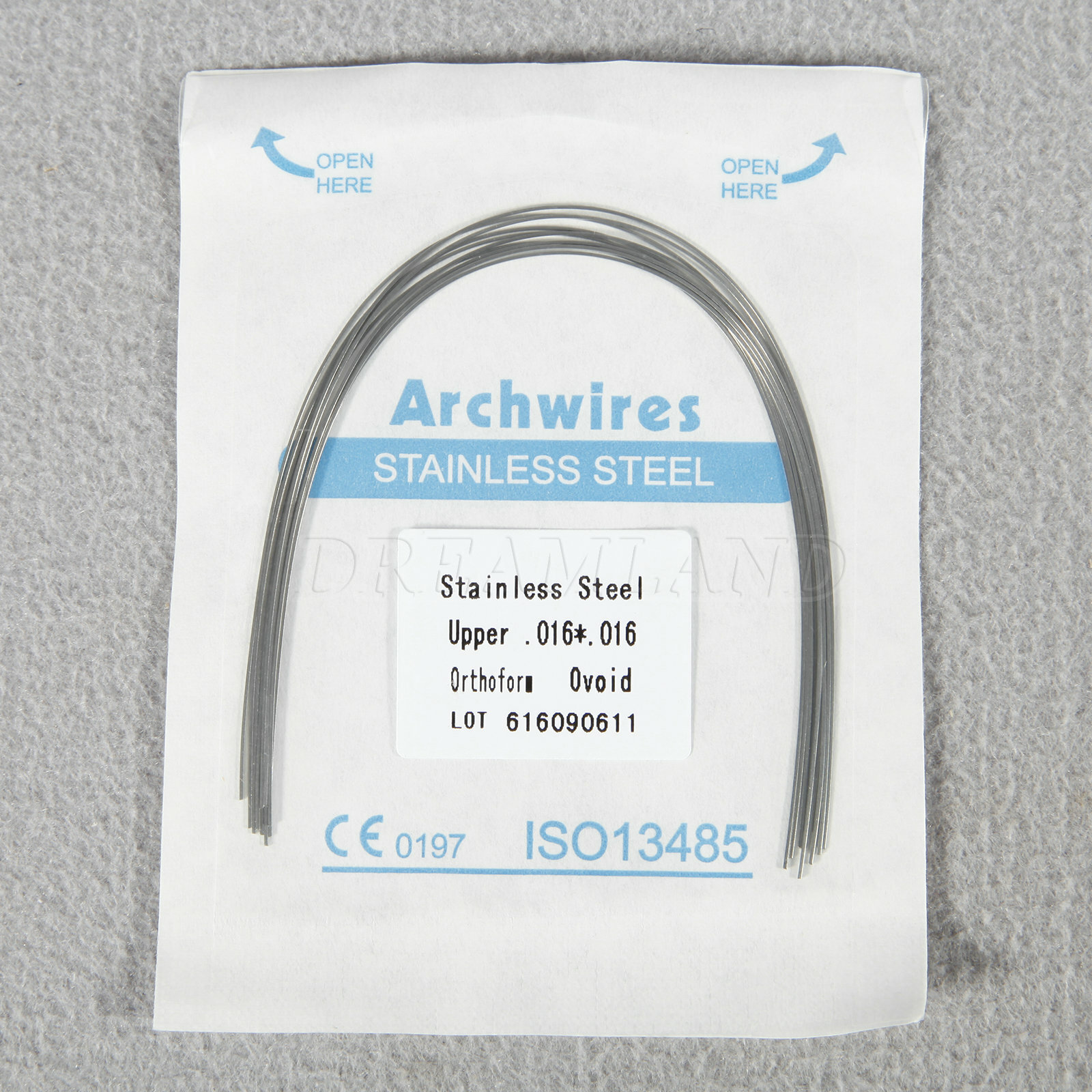 Dental Orthodontic Arch Wires Rectangula Stainless Steel/1040PCs Ligature Tie