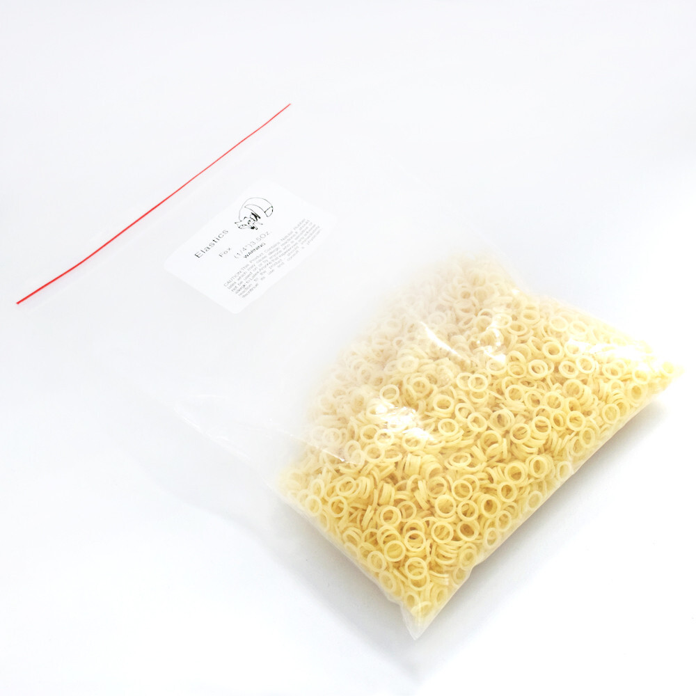 5000 Pcs/Bag Dental Orthodontic Rubber Bands Elastics Ligature Tie 1/4 Fox 3.5Oz