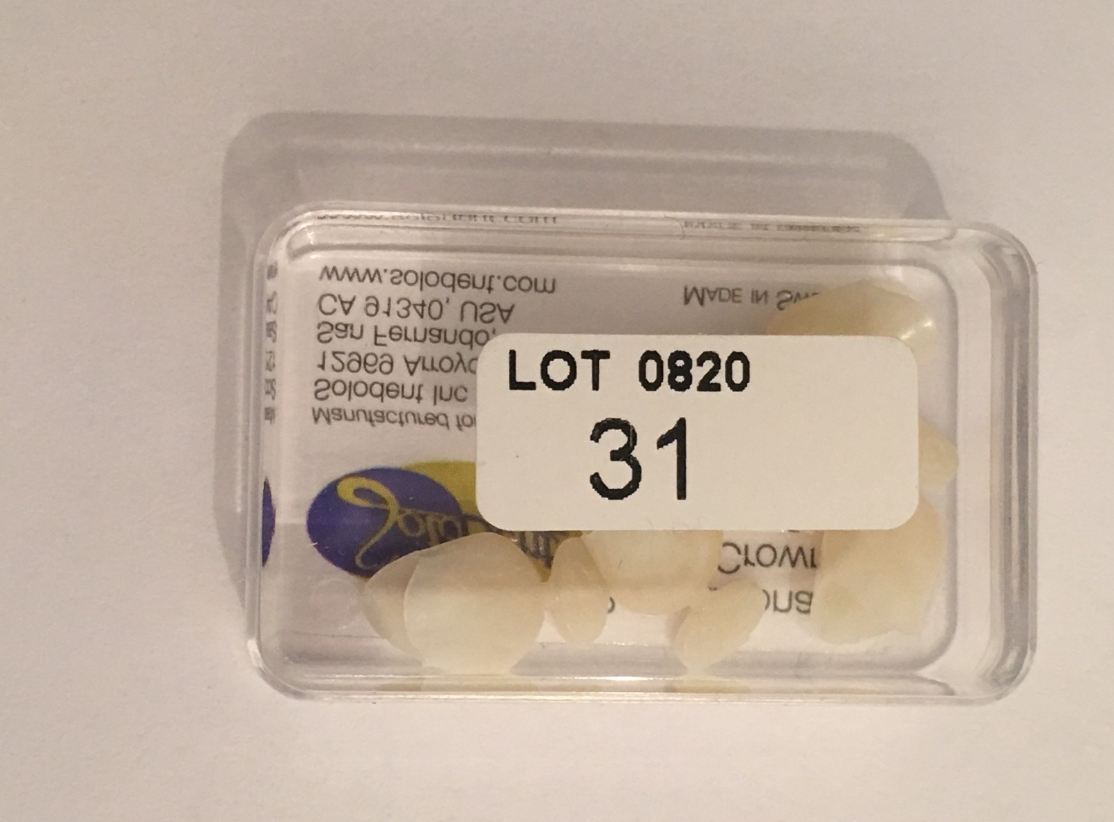 Dental Polycarbonate Temporary Crowns 5 pcs #31