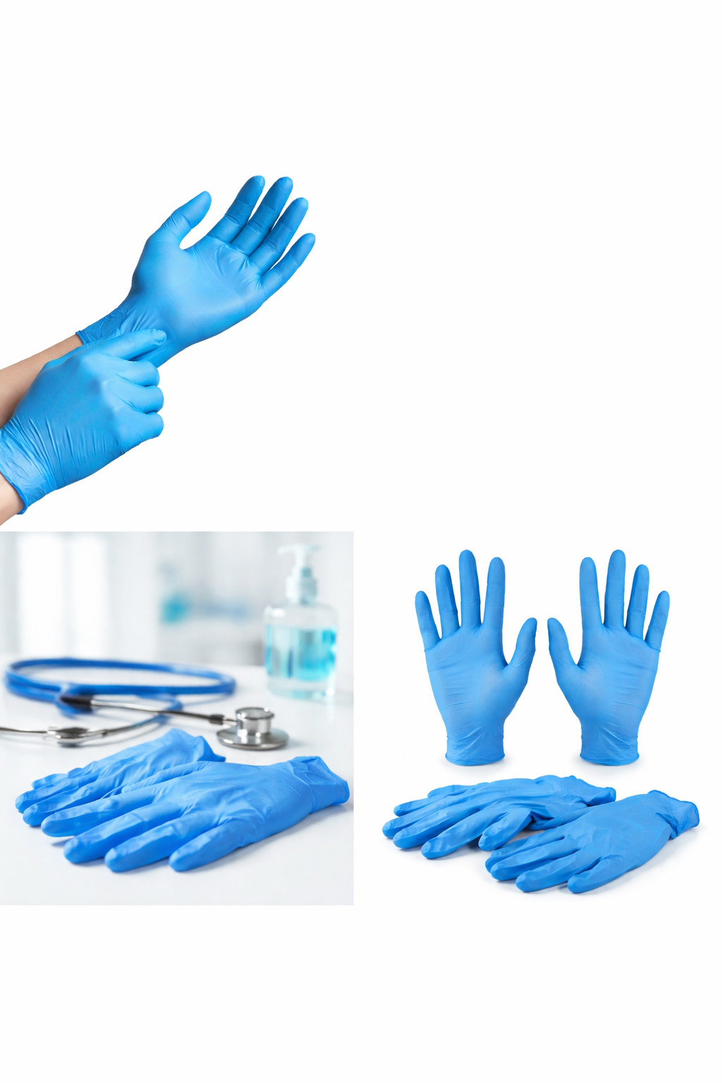 Large Nitrile Gloves – 1,000 Case Exam Grade Powder Free Latex Free 10 BOX