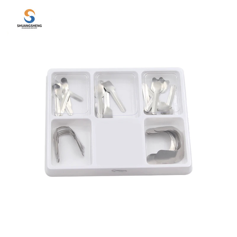 100pcs TOR VM Dental Matrix Bands Sectional Contoured Matrices Wedges No1.398 US