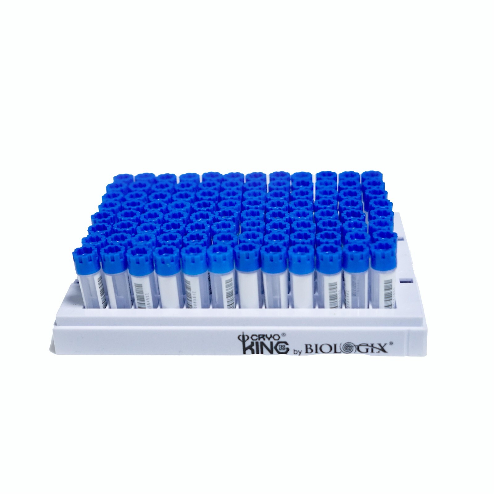 Cryogenic SBS Combo 0.75mL Vials + Rack, 10/Pack, 20/Case