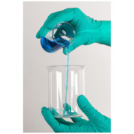 Ansell Bens Bioclean(Tm), Disposable Gloves, 4.33 Mil Palm, Nitrile,