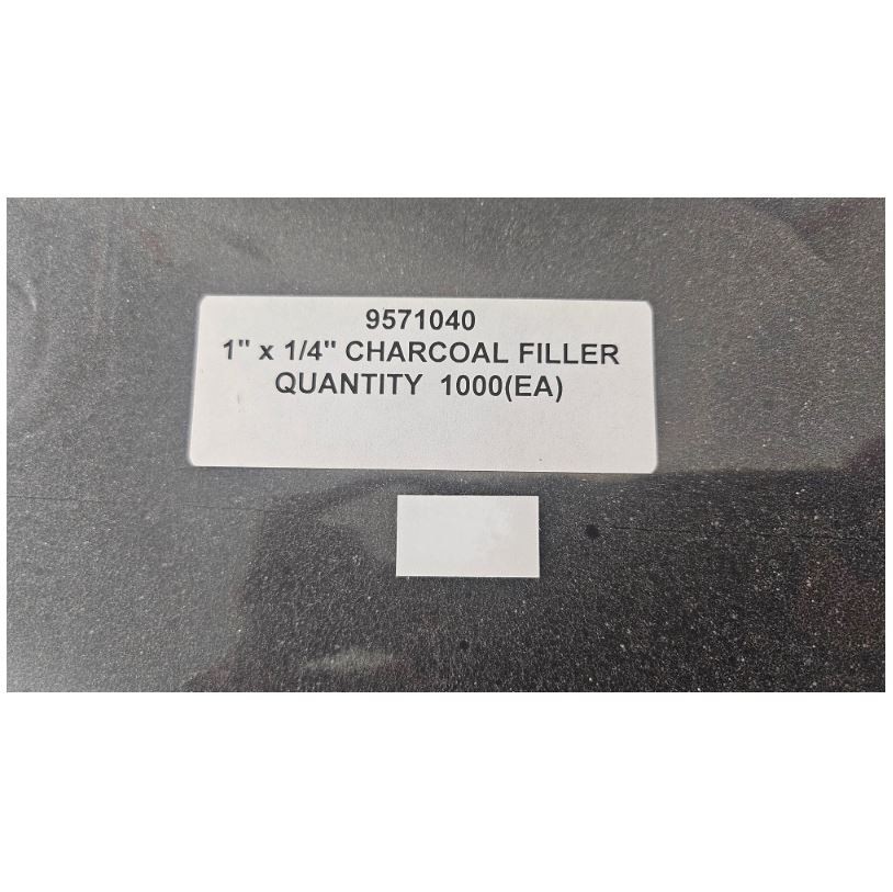 *1,000-Pieces* Keystone Foam Flex-Filler 1″ Square 0.25″ Thick Charcoal 9571040