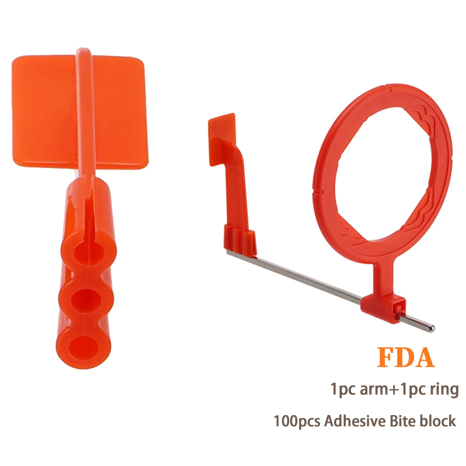 Dental X-Ray Sensor Holder 100 pcs self-adhesive block (1pc Arm+1pc Ring) Set