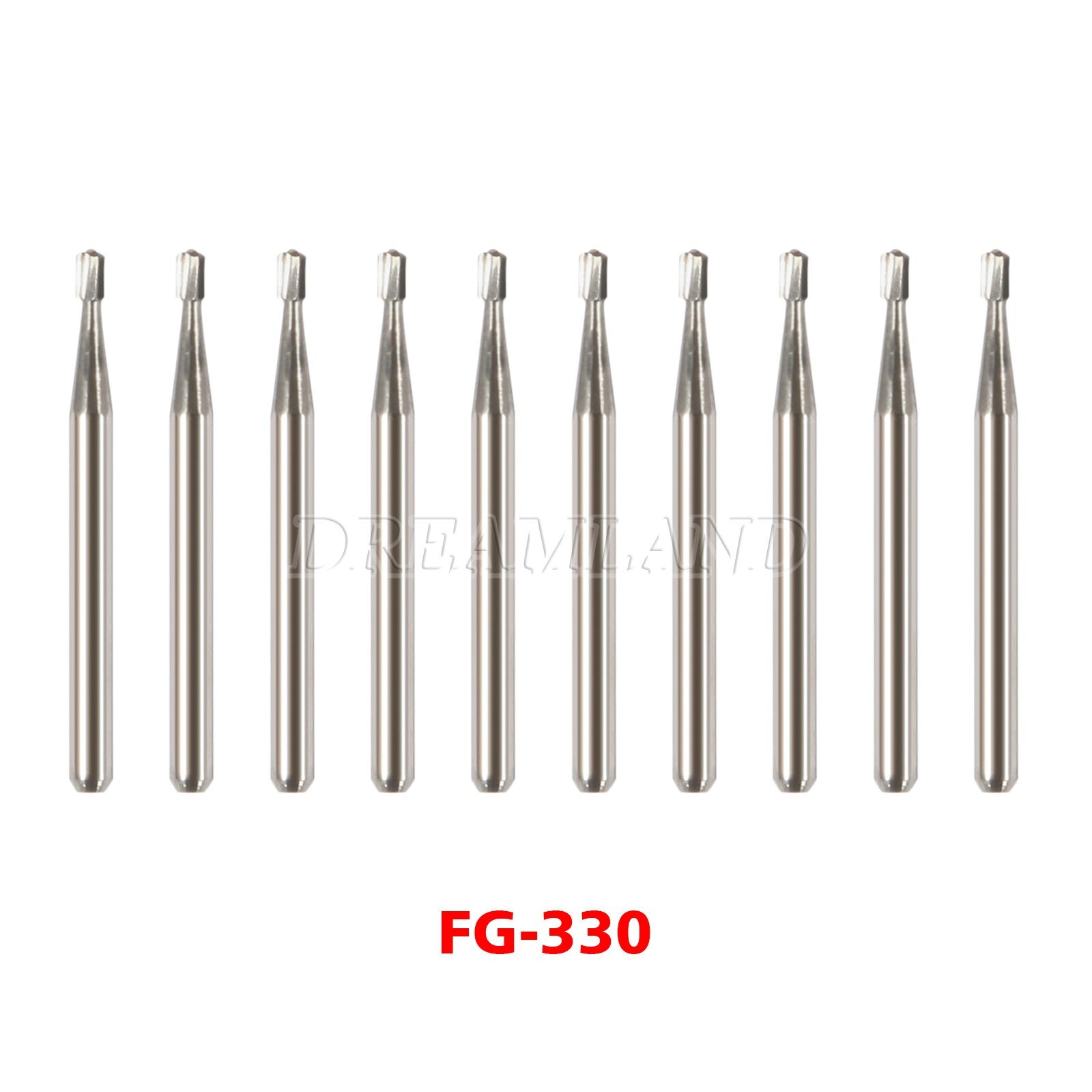 Dental Operatory Carbide Burs FG 330 clinic pack , Midwest Style 100 pcs