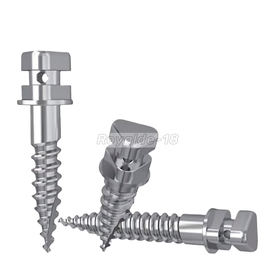 Dental Orthodontic Triangle Cap Mini Screw Micro Bone Titanium Screwdriver Rod