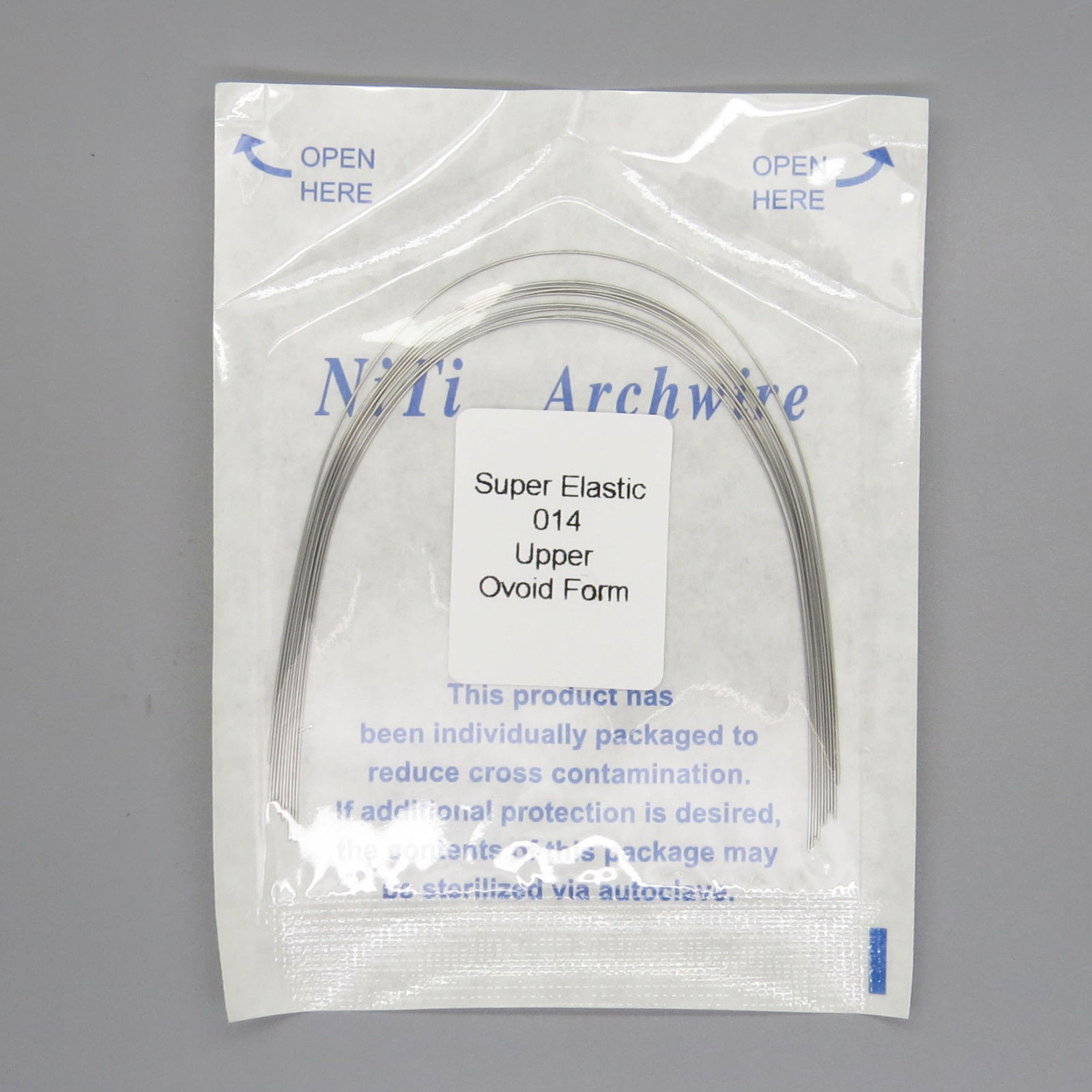 10 Pcs/Pack Dental Ortho Super Elastic Niti Round Arch Wire Square/Natural/Ovoid