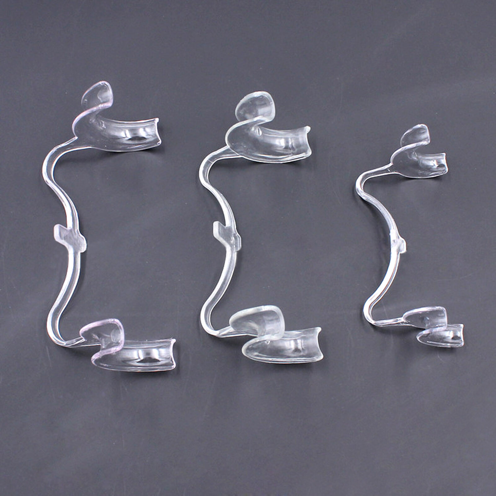 10X S Size Dental Ortho Intraoral Cheek Lip Retractor Mouth Opener Clear M-shape
