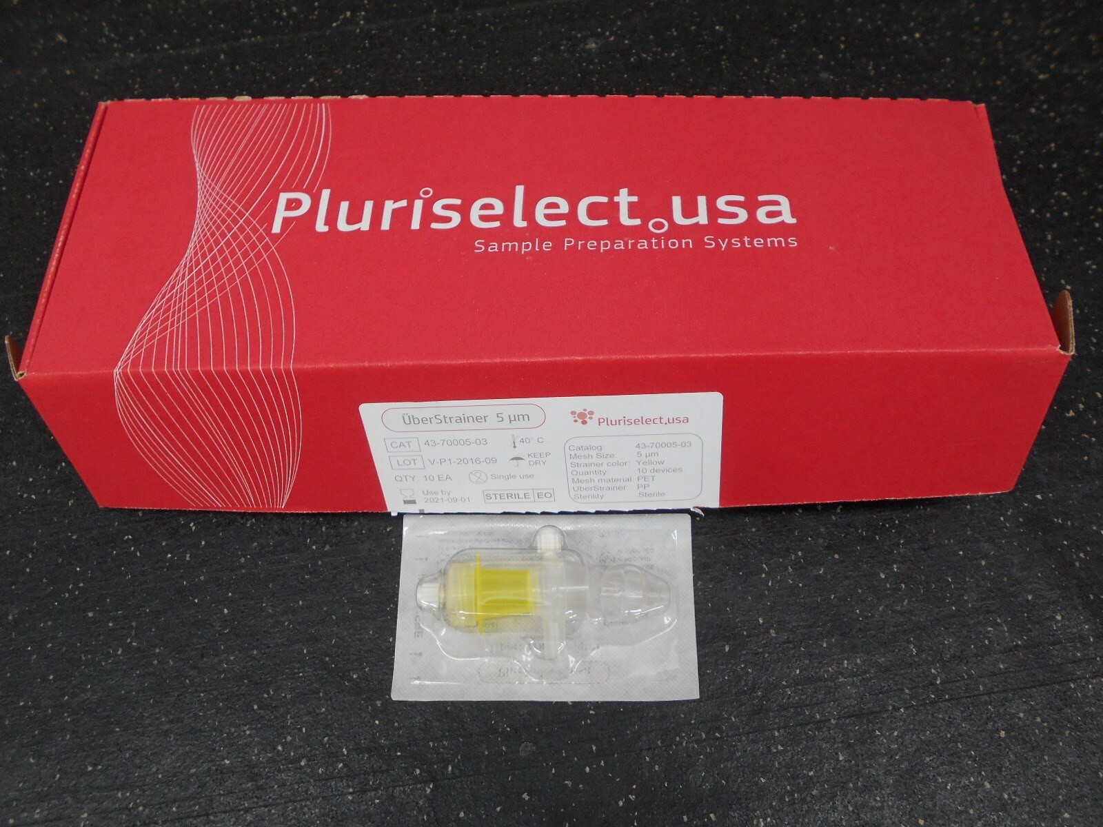 PLURISELECT 5µm UBERSTRAINER 43 70005 03 STERILE BOX OF 9 #2